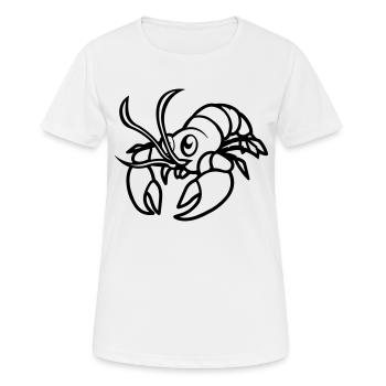 hummer comic - Frauen T-Shirt atmungsaktiv - Weiß - Vorne - AI Model Female 172 dark (172cm)