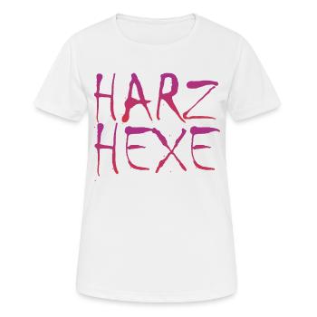 Harzhexe Hexe Fasching Fastnacht Karneval - Frauen T-Shirt atmungsaktiv - Weiß - Vorne - AI Model Female 172 dark (172cm)