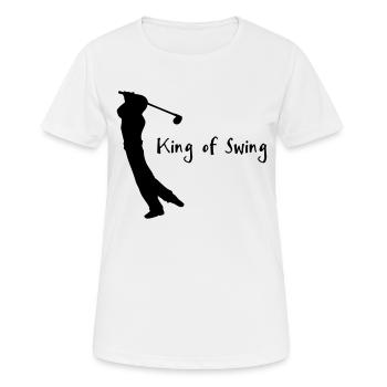 Golf - T-shirt respirant Femme - blanc - Devant - AI Model Female 172 dark (172cm)