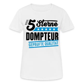 5Sterne Dompteur - Frauen T-Shirt atmungsaktiv - Weiß - Vorne - AI Model Female 172 dark (172cm)