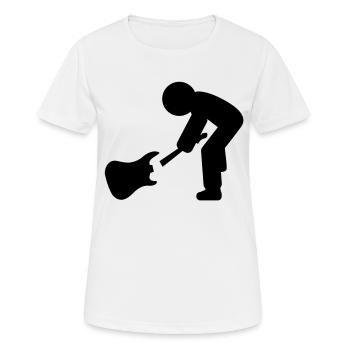 rocker - T-shirt respirant Femme - blanc - Devant - AI Model Female 172 dark (172cm)