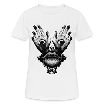 Acid Mystical - Women's Breathable T-Shirt - white - Front - AI Model Female 172 dark (172cm)