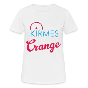 Kirmes Crange - Frauen T-Shirt atmungsaktiv - Weiß - Vorne - AI Model Female 172 dark (172cm)