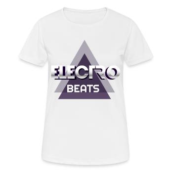Techno Musik Electro Beats Rave Shirt Geschenk - Frauen T-Shirt atmungsaktiv - Weiß - Vorne - AI Model Female 172 dark (172cm)