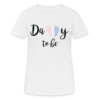 Daddy To Be - Women's Breathable T-Shirt - white - Front - AI Model Female 172 dark (172cm)