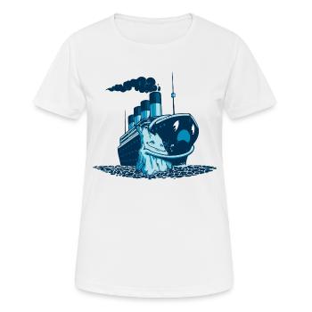 Kawaii Free Hugs - Titanic Remembrance Day - Women's Breathable T-Shirt - white - Front - AI Model Female 172 dark (172cm)