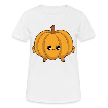 Citrouille - T-shirt respirant Femme - blanc - Devant - AI Model Female 172 dark (172cm)