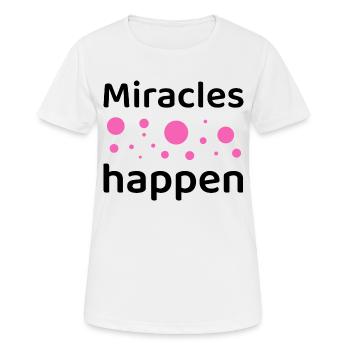 Proverbes chrétiens - T-shirt respirant Femme - blanc - Devant - AI Model Female 172 dark (172cm)