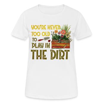 Gardening Gardeners Gardening Digging Plant - Women's Breathable T-Shirt - white - Front - AI Model Female 172 dark (172cm)