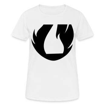 kissing flame flame frenzy - Women's Breathable T-Shirt - white - Front - AI Model Female 172 dark (172cm)