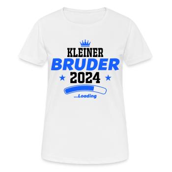 kleiner bruder 2024 - Frauen T-Shirt atmungsaktiv - Weiß - Vorne - AI Model Female 172 dark (172cm)