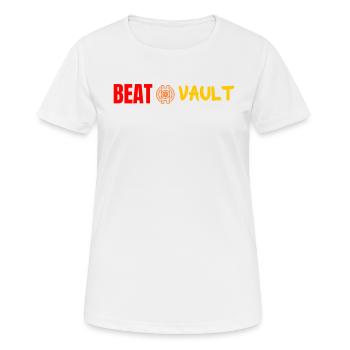 The Beat Vault - Horizontal - Women's Breathable T-Shirt - white - Front - AI Model Female 172 dark (172cm)