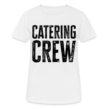 Fier membre de l’équipe de restauration - T-shirt respirant Femme - blanc - Devant - AI Model Female 172 dark (172cm)