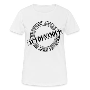 produit MARTINIQUE - T-shirt respirant Femme - blanc - Devant - AI Model Female 172 dark (172cm)
