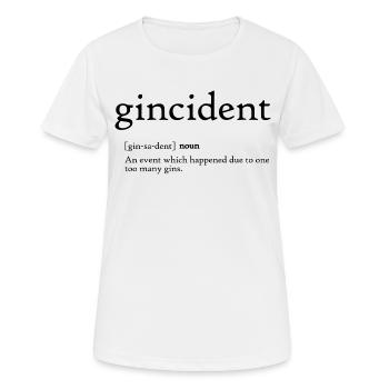 gin duden - Frauen T-Shirt atmungsaktiv - Weiß - Vorne - AI Model Female 172 dark (172cm)
