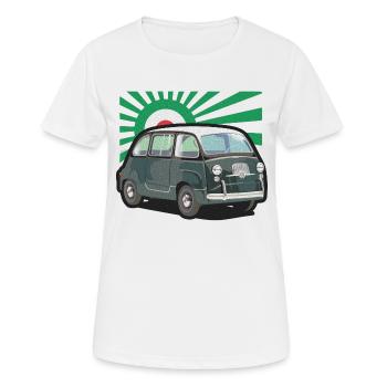Small car - Women's Breathable T-Shirt - white - Front - AI Model Female 172 dark (172cm)