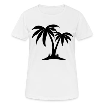 Palm - T-shirt respirant Femme - blanc - Devant - AI Model Female 172 dark (172cm)