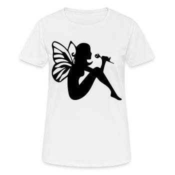Elfe - Frauen T-Shirt atmungsaktiv - Weiß - Vorne - AI Model Female 172 dark (172cm)