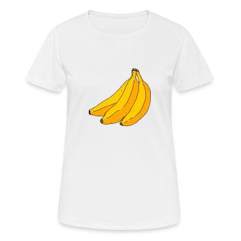 Bananas - Women's Breathable T-Shirt - white - Front - AI Model Female 172 dark (172cm)