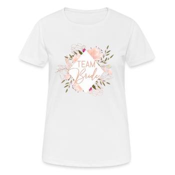 Junggesellinnenabschied Raute Team Bride2 - Frauen T-Shirt atmungsaktiv - Weiß - Vorne - AI Model Female 172 dark (172cm)
