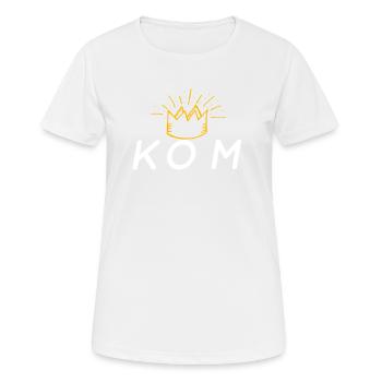 Strava KOM - Women's Breathable T-Shirt - white - Front - AI Model Female 172 dark (172cm)