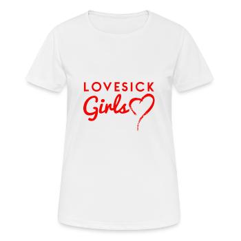 Liebeskummer Mädchen Blackpink - Frauen T-Shirt atmungsaktiv - Weiß - Vorne - AI Model Female 172 dark (172cm)