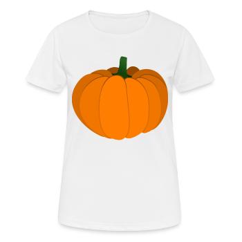 pumpkin - Women's Breathable T-Shirt - white - Front - AI Model Female 172 dark (172cm)