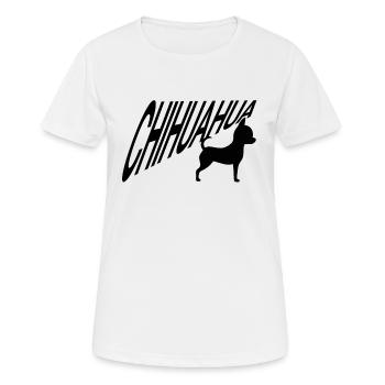 CHIHUAHUA - T-shirt respirant Femme - blanc - Devant - AI Model Female 172 dark (172cm)