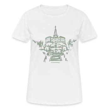 Hercule - Kassel - T-shirt respirant Femme - blanc - Devant - AI Model Female 172 dark (172cm)