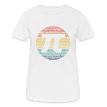 Pi Tag, weil wir pi lieben - Frauen T-Shirt atmungsaktiv - Weiß - Vorne - AI Model Female 172 dark (172cm)