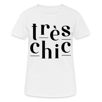 Très Chic - T-shirt respirant Femme - blanc - Devant - AI Model Female 172 dark (172cm)