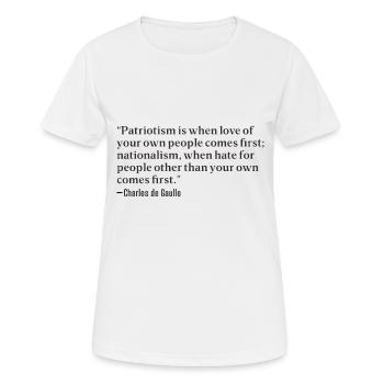 Memorial Day Quotes - Women's Breathable T-Shirt - white - Front - AI Model Female 172 dark (172cm)