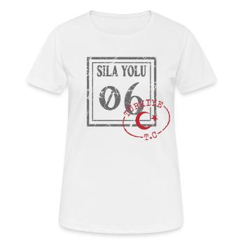 Ankara - Frauen T-Shirt atmungsaktiv - Weiß - Vorne - AI Model Female 172 dark (172cm)