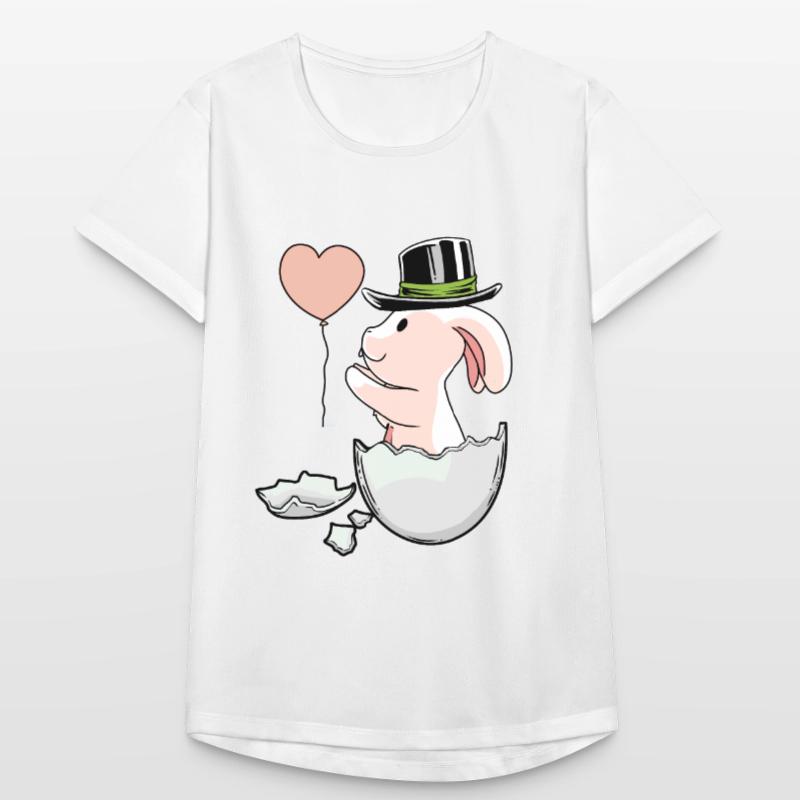 Easter Balloon EggShell Easter Rabbit Women's Breathable T-Shirt