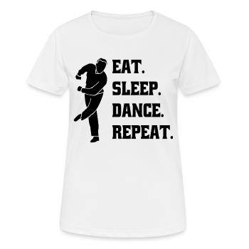 Dancing Hobby Dancer Sport Gift Dance Sport - Women's Breathable T-Shirt - white - Front - AI Model Female 172 dark (172cm)