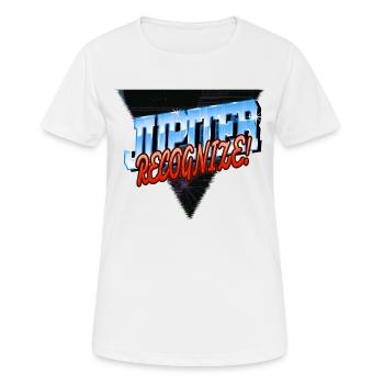 citation astronomie drôle en apesanteur idée de présent - T-shirt respirant Femme - blanc - Devant - AI Model Female 172 dark (172cm)
