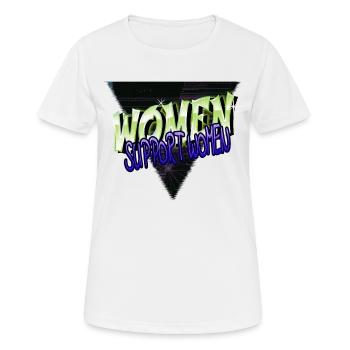 Barbier Hair Birthday LGBT Féminin Égal - T-shirt respirant Femme - blanc - Devant - AI Model Female 172 dark (172cm)
