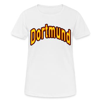 Dortmund - T-shirt respirant Femme - blanc - Devant - AI Model Female 172 dark (172cm)