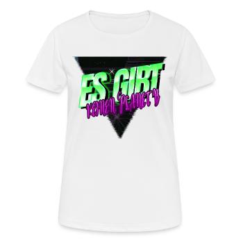 veganismus statement gesundes essen witzig - Frauen T-Shirt atmungsaktiv - Weiß - Vorne - AI Model Female 172 dark (172cm)