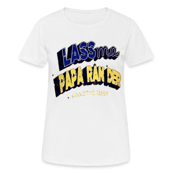 eine familie ein team lieben geschenkidee humor - Frauen T-Shirt atmungsaktiv - Weiß - Vorne - AI Model Female 172 dark (172cm)