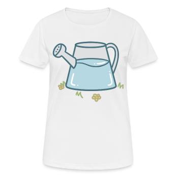 Süße Gießkanne - Frauen T-Shirt atmungsaktiv - Weiß - Vorne - AI Model Female 172 dark (172cm)