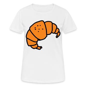 Horn - Frauen T-Shirt atmungsaktiv - Weiß - Vorne - AI Model Female 172 dark (172cm)