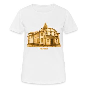 Hennef, Sieg, Town Hall, Rhine, North Rhine-Westphalia - Women's Breathable T-Shirt - white - Front - AI Model Female 172 dark (172cm)