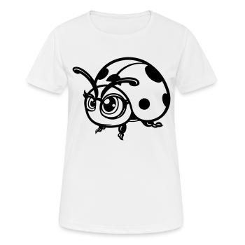 Maikäfer Comic - Women's Breathable T-Shirt - white - Front - AI Model Female 172 dark (172cm)