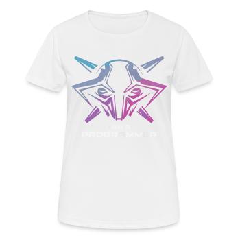 JE SUIS TECHNICIEN - T-shirt respirant Femme - blanc - Devant - AI Model Female 172 dark (172cm)