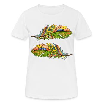 Stylo - T-shirt respirant Femme - blanc - Devant - AI Model Female 172 dark (172cm)
