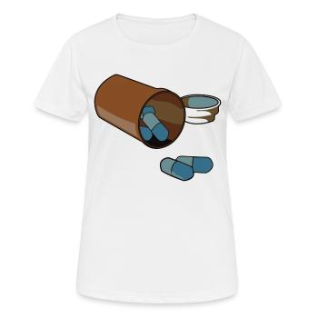 Doc2 - T-shirt respirant Femme - blanc - Devant - AI Model Female 172 dark (172cm)