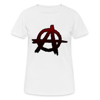 Anarchy Anarchie Anarchia Anarquía Анархія Fowdo - Women's Breathable T-Shirt - white - Front - AI Model Female 172 dark (172cm)