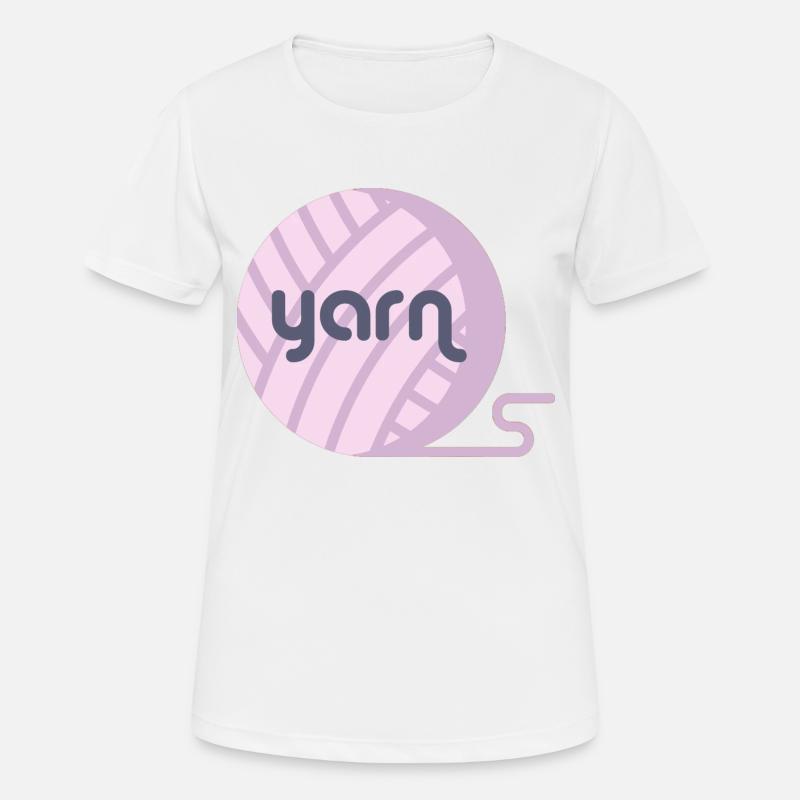 Yarn - Women's Breathable T-Shirt - white