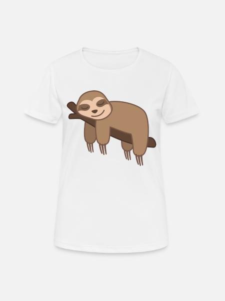 sloth - Women's Breathable T-Shirt - white
